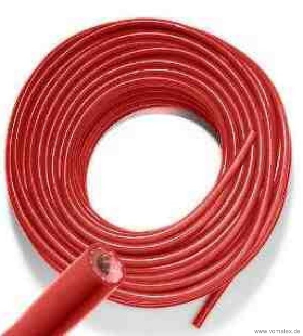 Silicone steam hose VM 4, red
